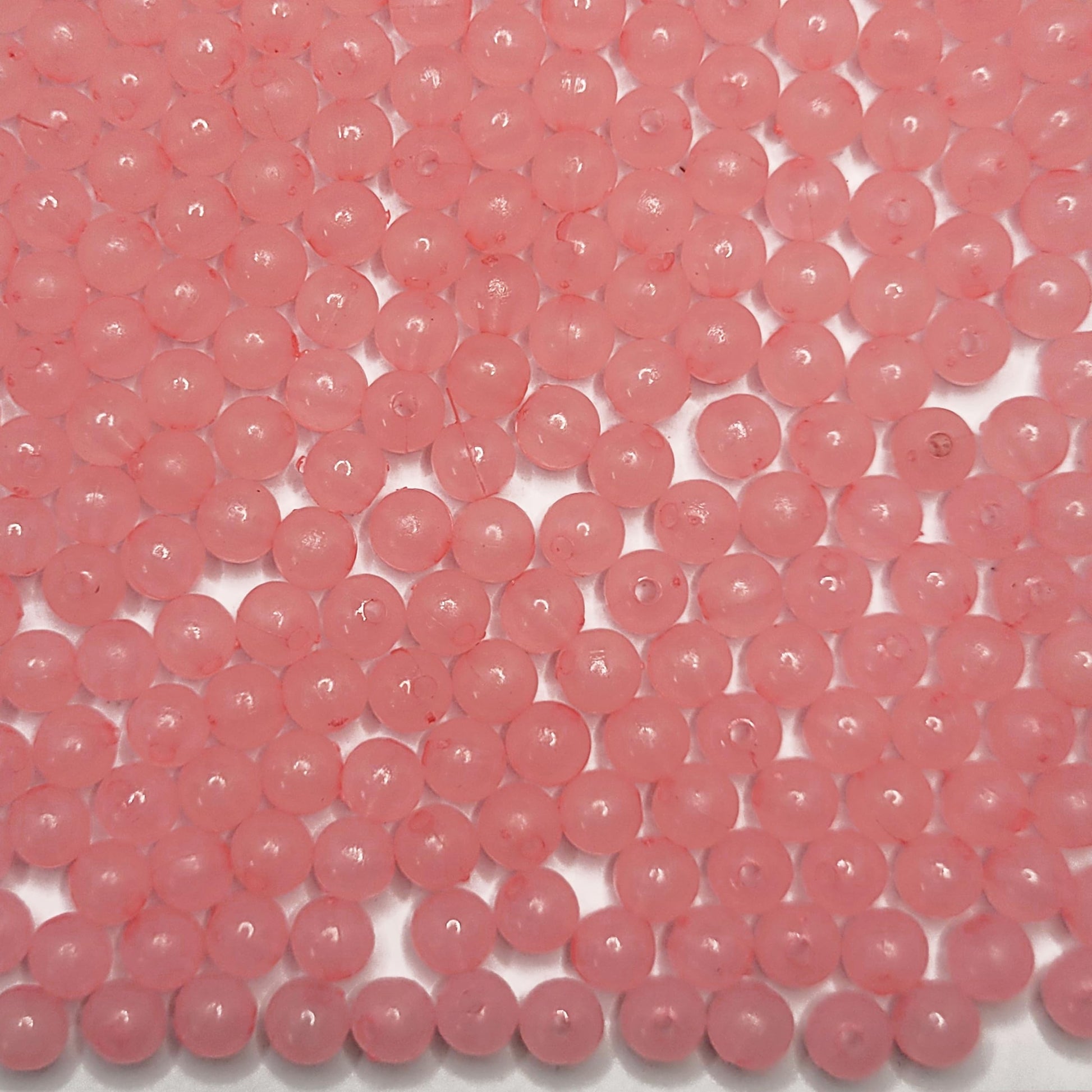 Pink and multicolour 8mm beads add useful detail to bracelet making, necklace making and DIY jewellery projects.