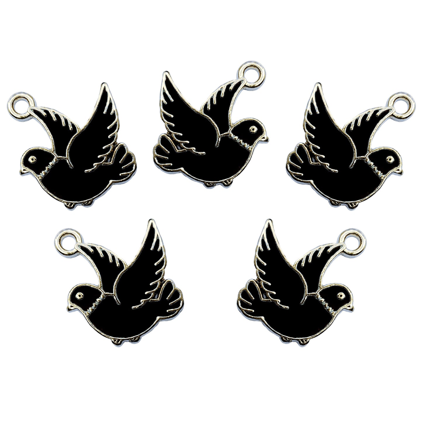 Whimsical Bird Charms