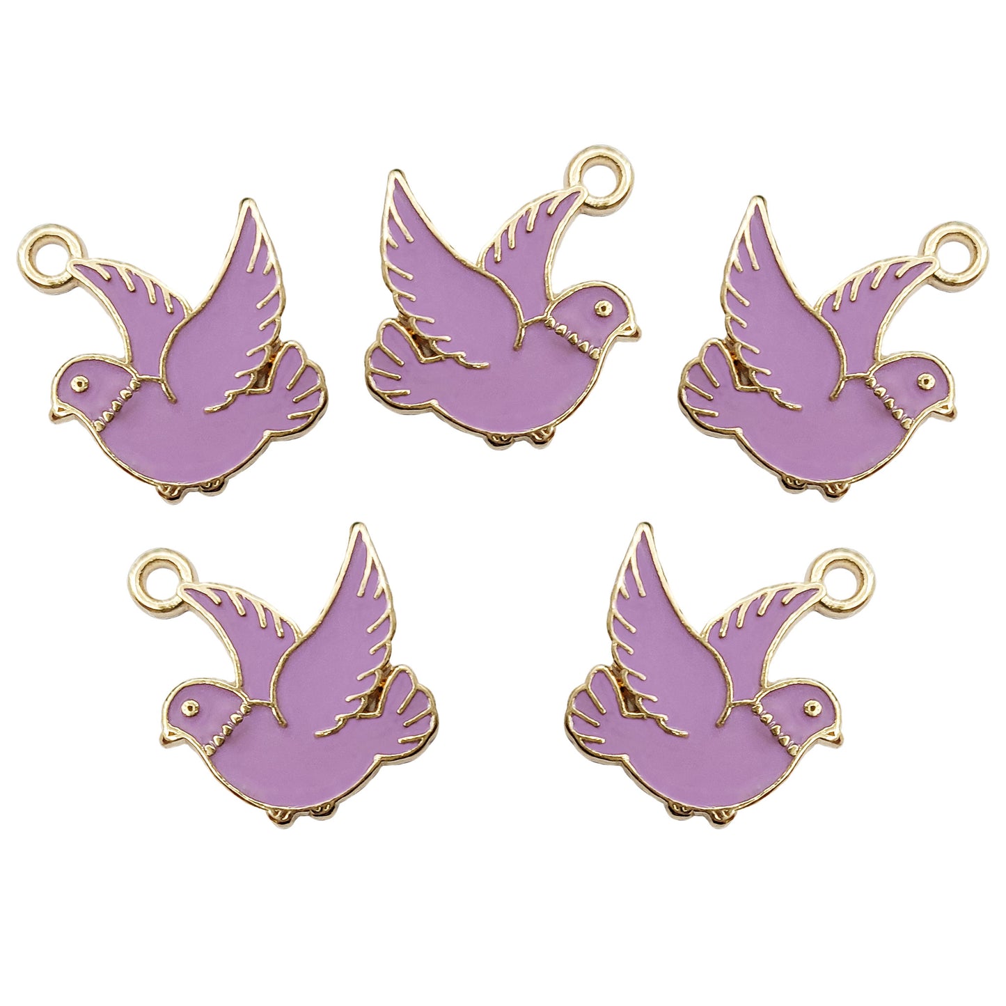 Whimsical Bird Charms