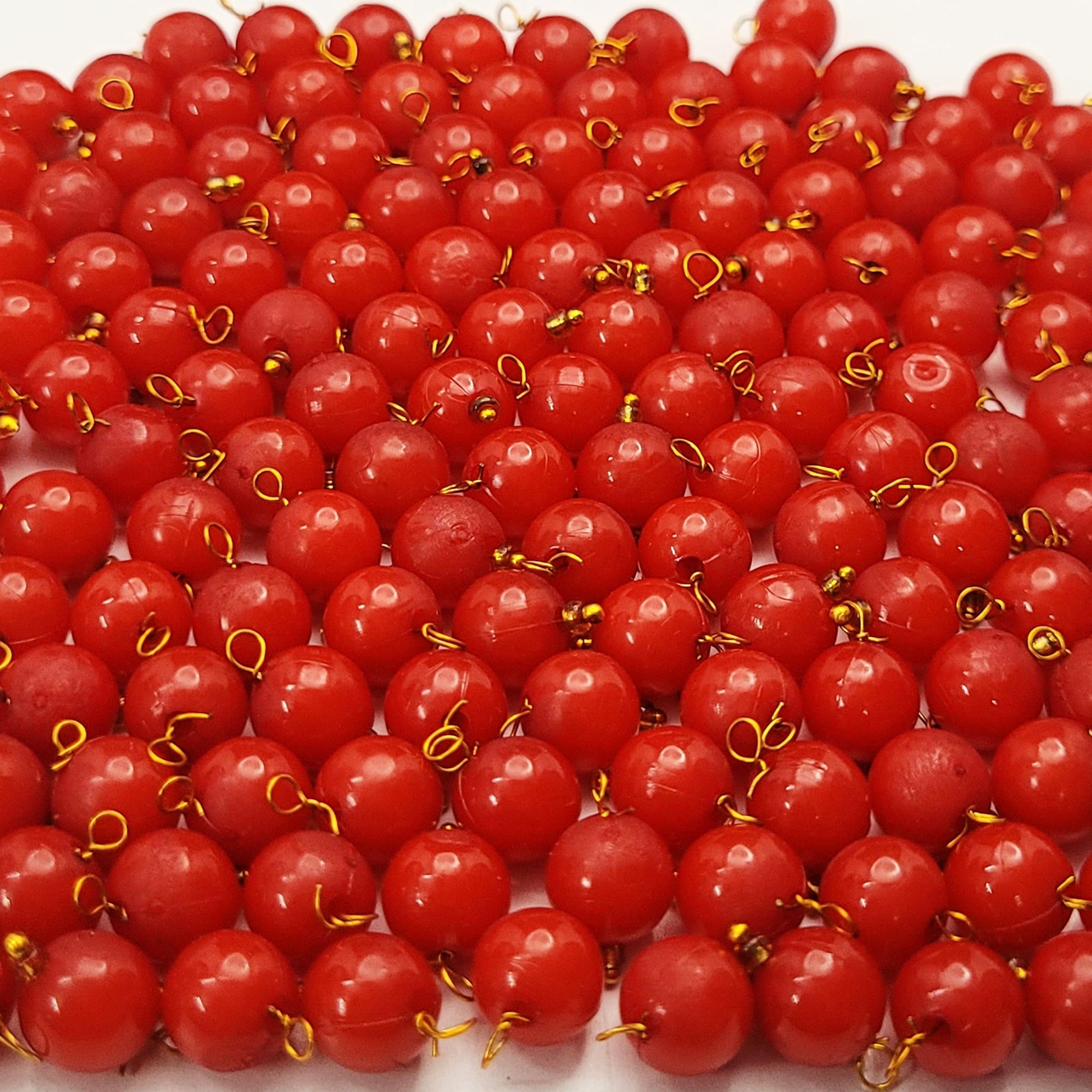To add a clean decorative look, place red and multicolour 8mm beads into bracelet making, necklace making and DIY jewellery projects.
