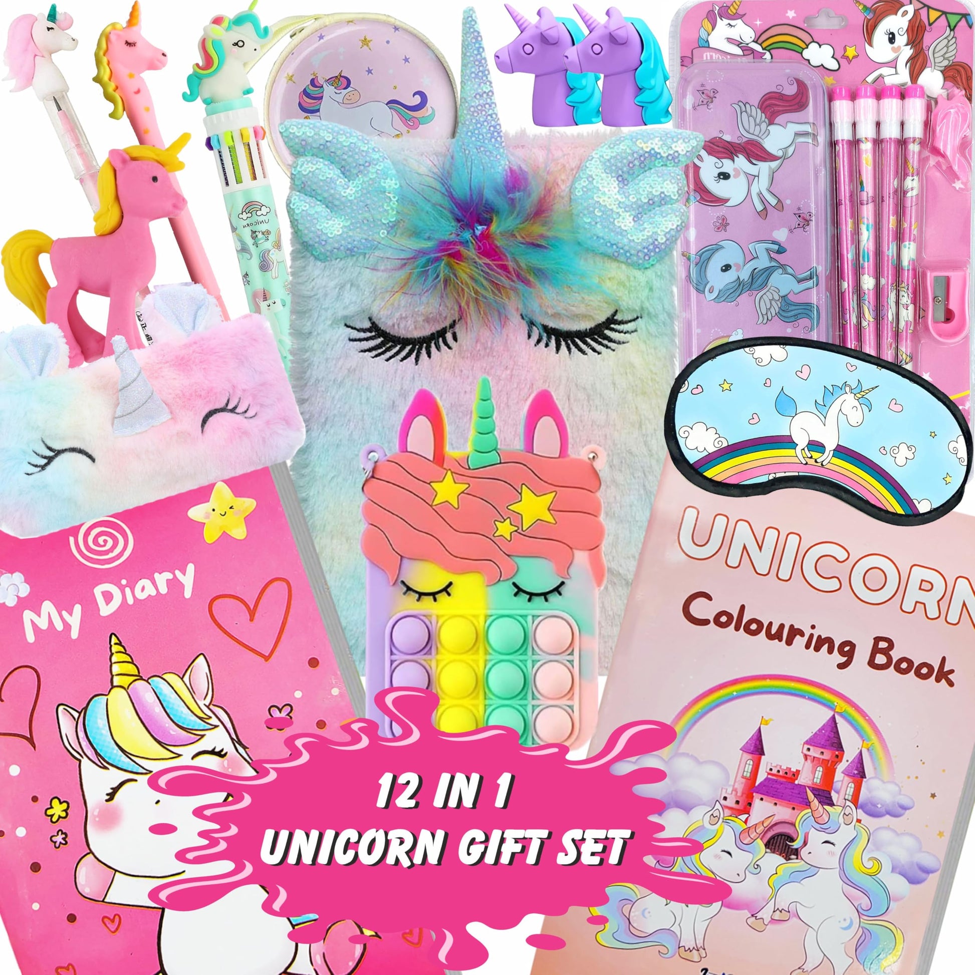 A neat finished look and a colourful activity base makes unicorn unicorn and birthday art and craft kit suitable for DIY craft projects.