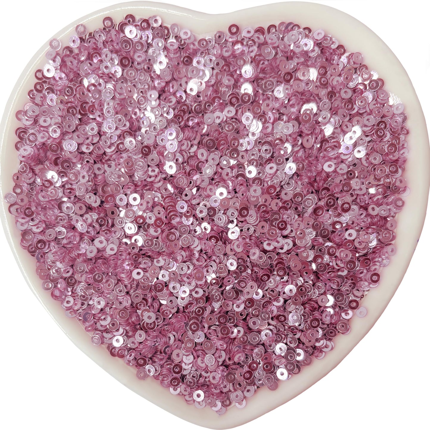 Embroidery Sequins, 2mm Flat Round Sitara, Shimmering Chumki VIOLET product image