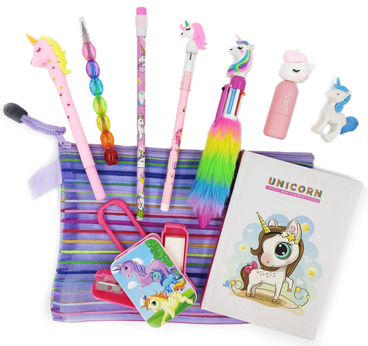 Unicorn unicorn and birthday art and craft kit helps finish kids art activities, DIY craft projects and school projects with a refined look.