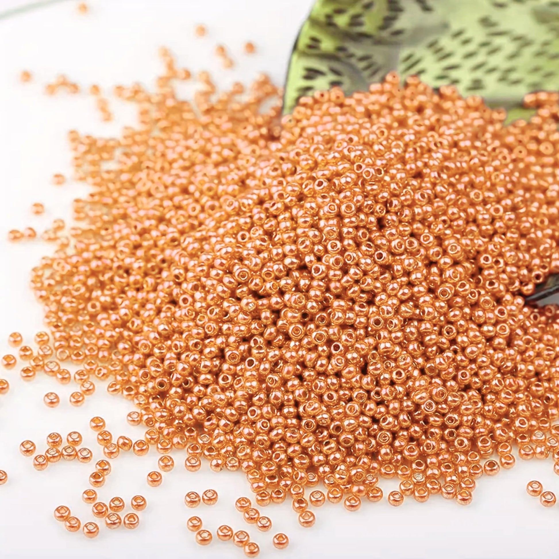 Peach 3mm beads help shape a polished result for bracelet making, necklace making and DIY jewellery projects.