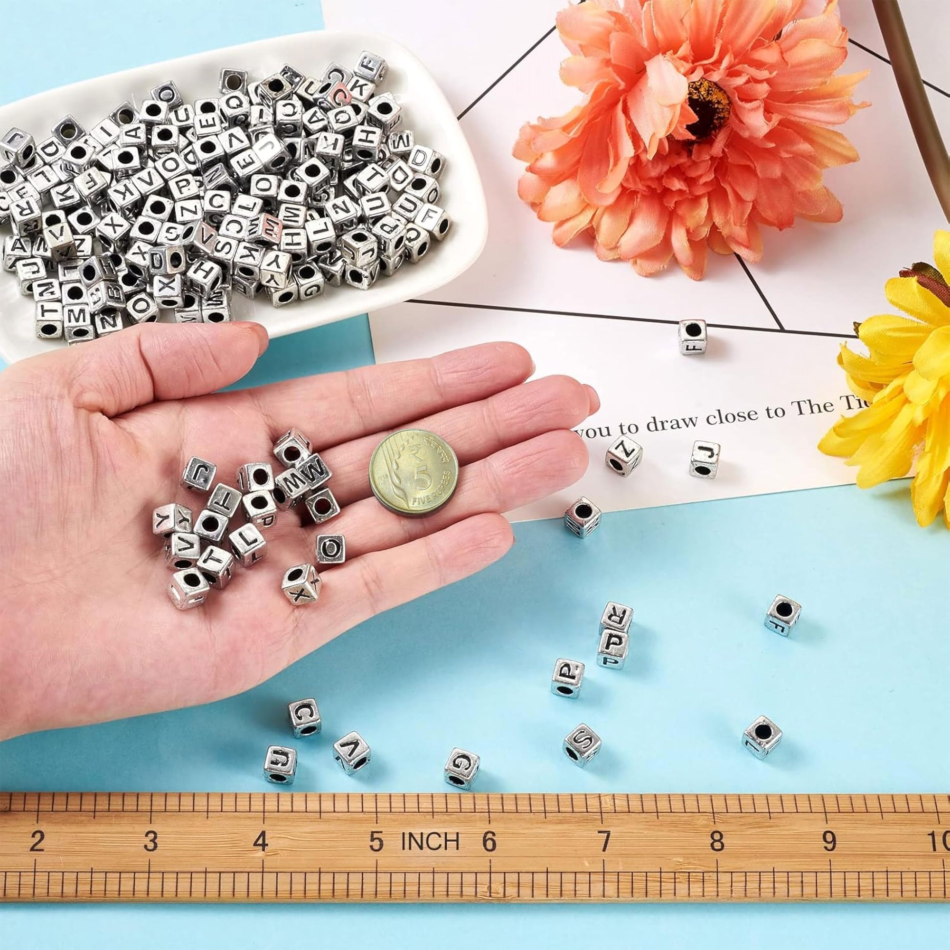 In necklace making and DIY jewellery projects, silver black 6 mm and 6mm beads add depth and neat finishing.
