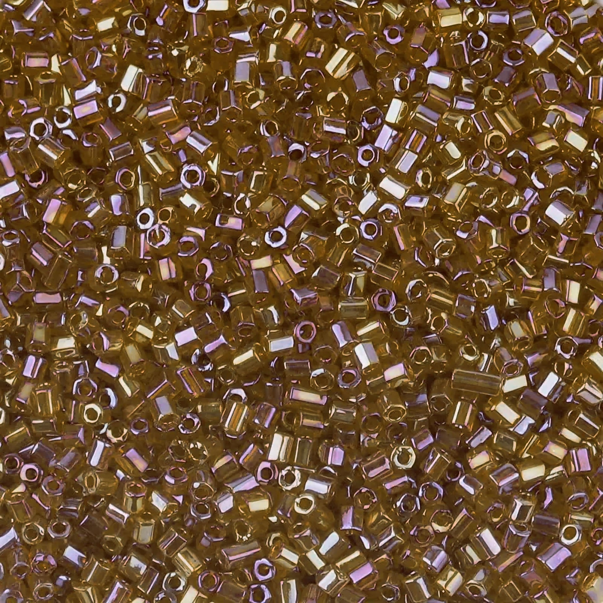 Brown and rainbow 2.5mm small cut cylinder rainbow tubes 2.5mm colourful helps finish DIY craft projects, creative hobby work and decorative handmade designs with a refined look.