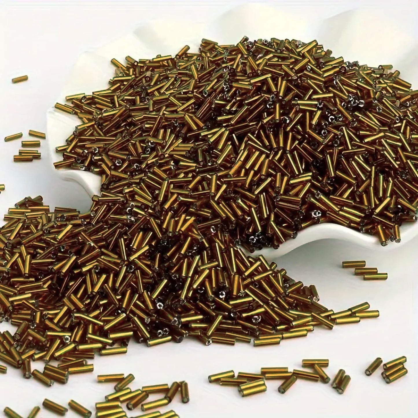 For neat results in DIY craft projects, creative hobby work and decorative handmade designs, brown and silver 5mm bugle small cut cylinder silverline tubes 5mm shiny is a useful detail.