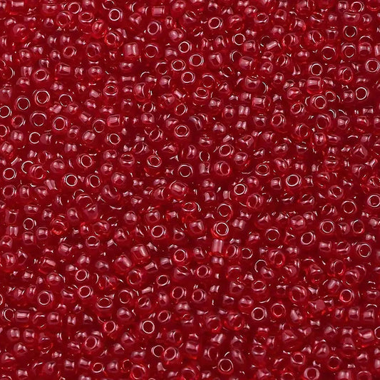 Red and transparent 4mm beads bring visual interest to bracelet making, necklace making and DIY jewellery projects with clean decorative look.