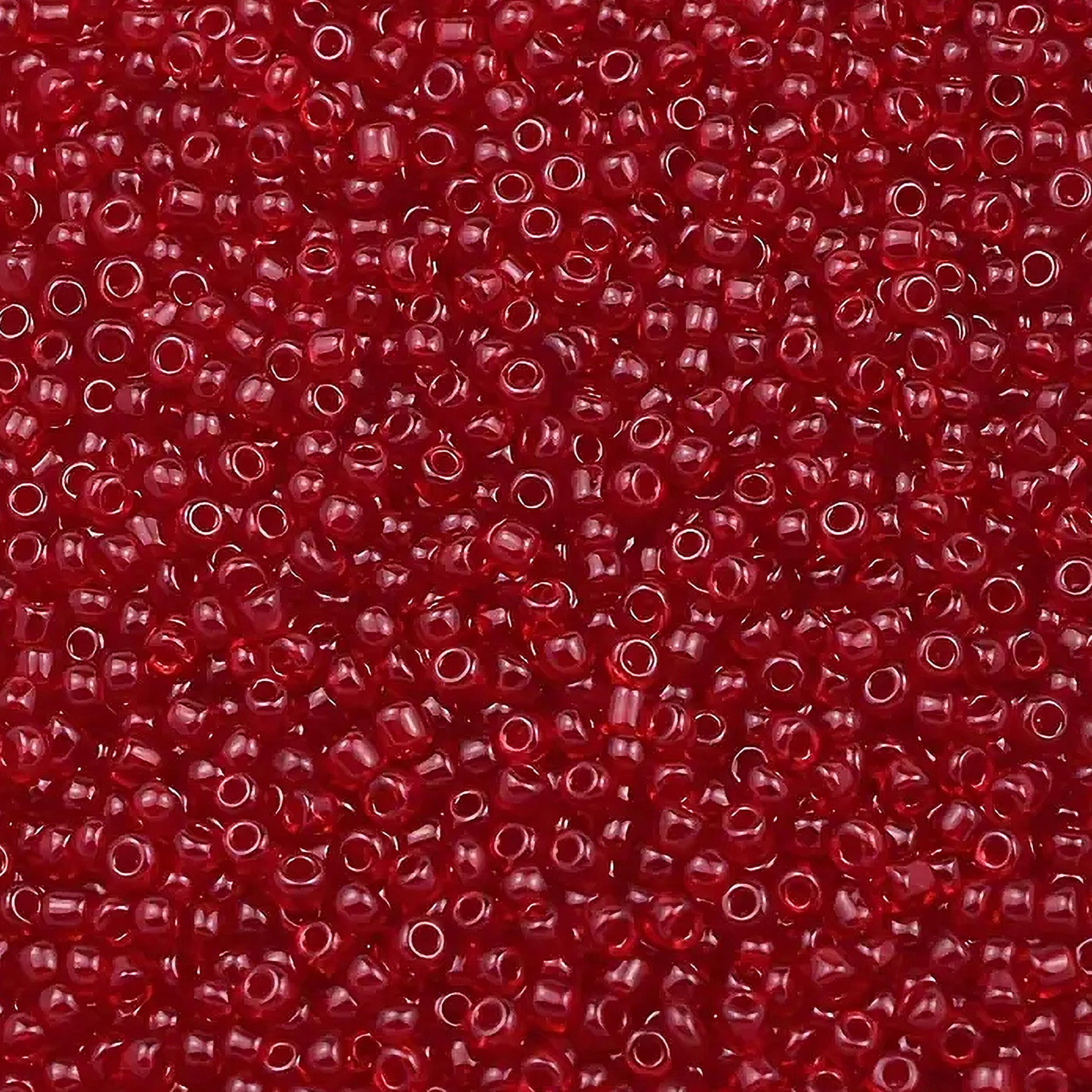 Add a clean decorative look into bracelet making, necklace making and DIY jewellery projects with red and transparent 2mm beads.