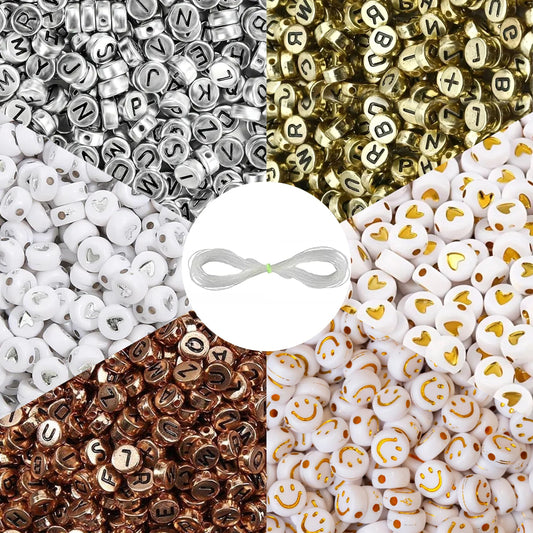 For bracelet making, necklace making and DIY jewellery projects, multicolour 6 mm beads add a balanced decorative detail.