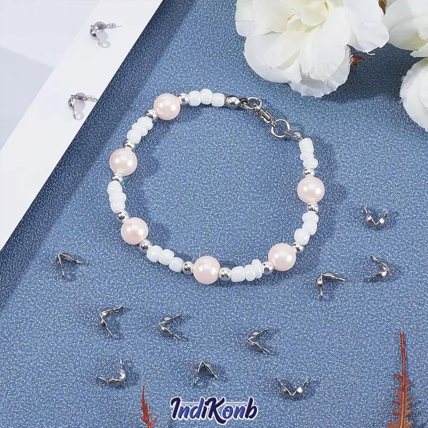 Use silver 8mm jewellery making kit for gift making and DIY jewellery making when the design needs projects a neat clean decorative finish.
