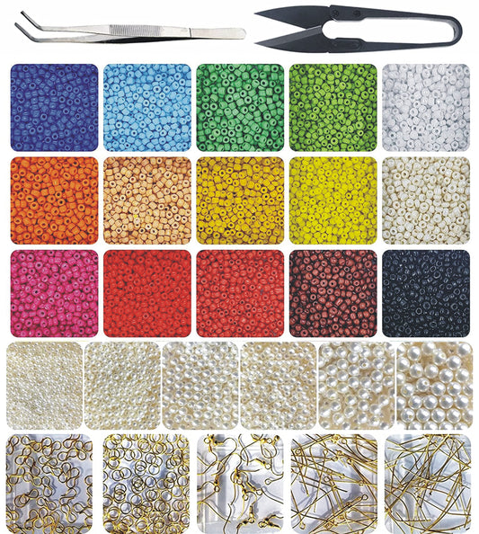 Multicolour and neon 3mm beads help finish bracelet making, necklace making and DIY jewellery projects with a refined look.