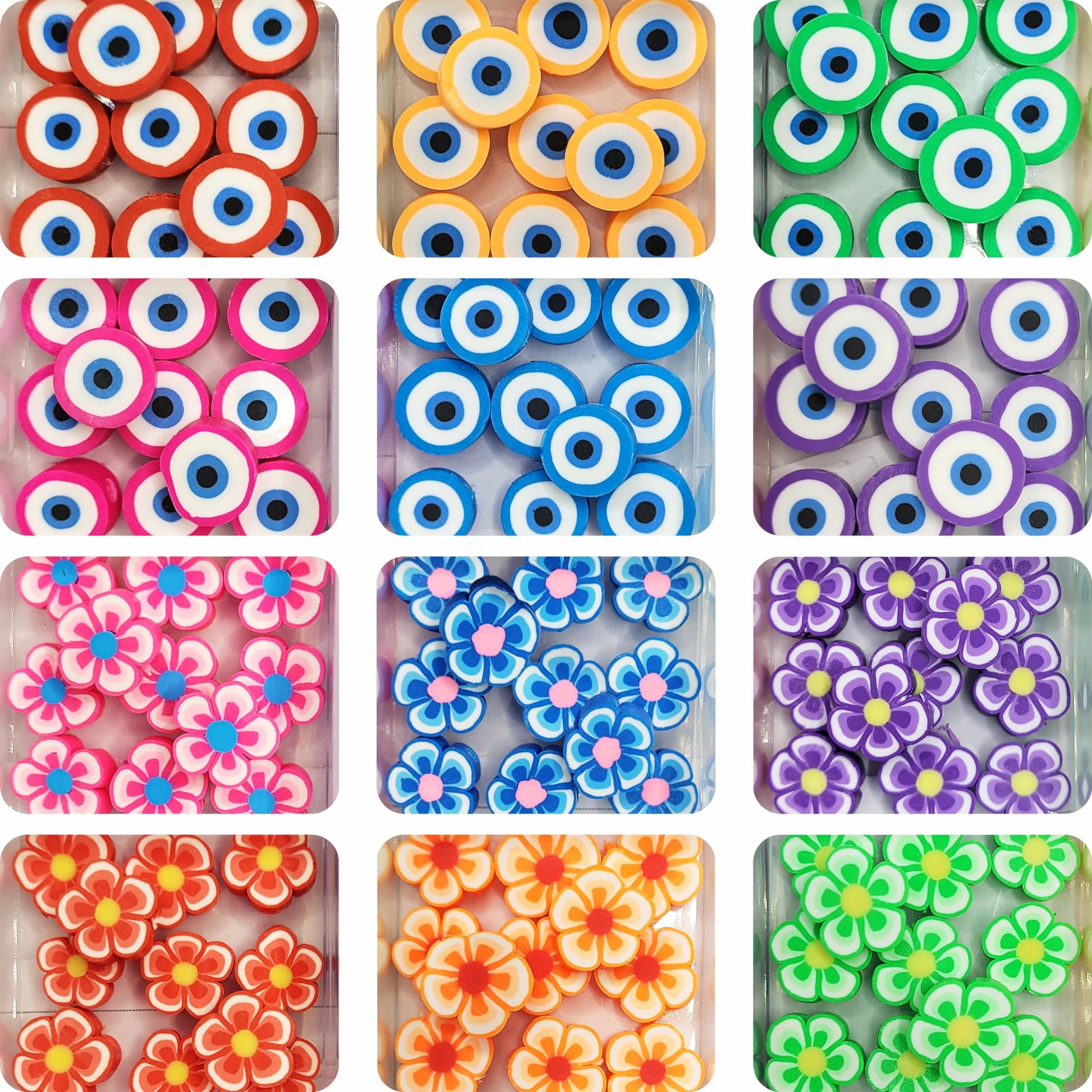 For a cleaner finish in bracelet making, necklace making and DIY jewellery projects, multicolour acrylic beads are a useful choice.