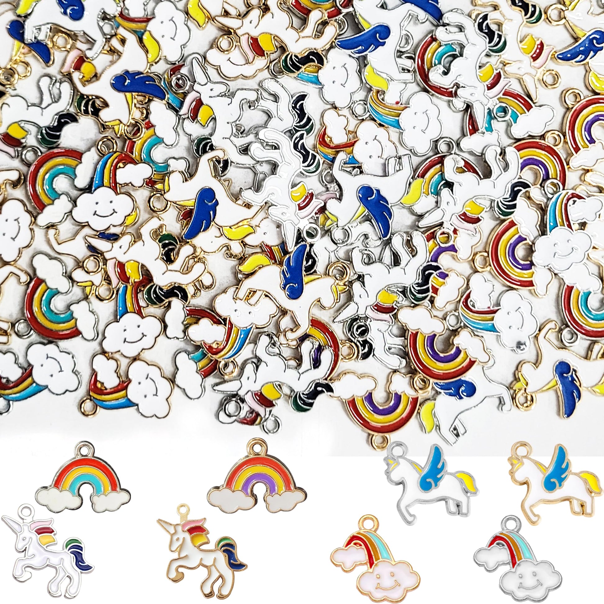 A balanced detail for DIY keychains, bag charms and craft accessories, multicolour and rainbow 40 pcs keychain rings offer a practical look.
