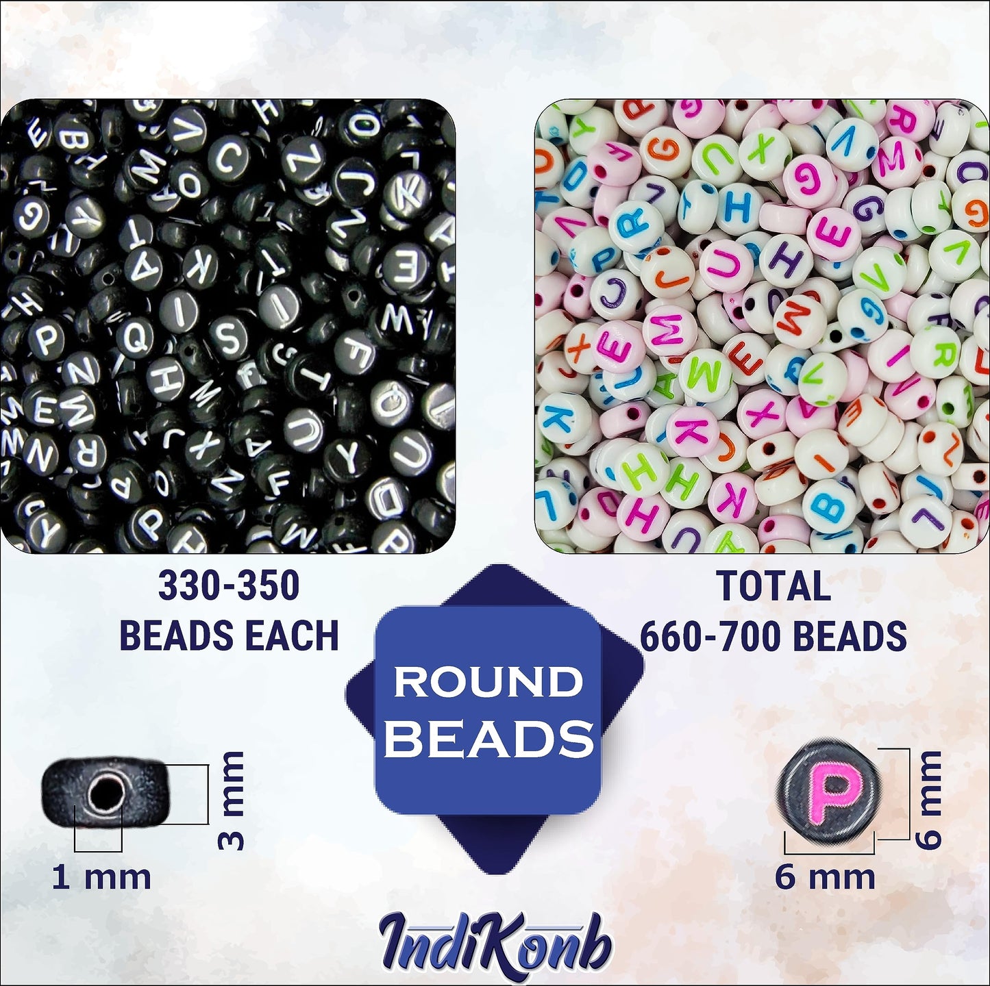 The neat decorative finish finish of white heart and 8 m beads works nicely in DIY jewellery projects, beading craft and decorative craft finishing.