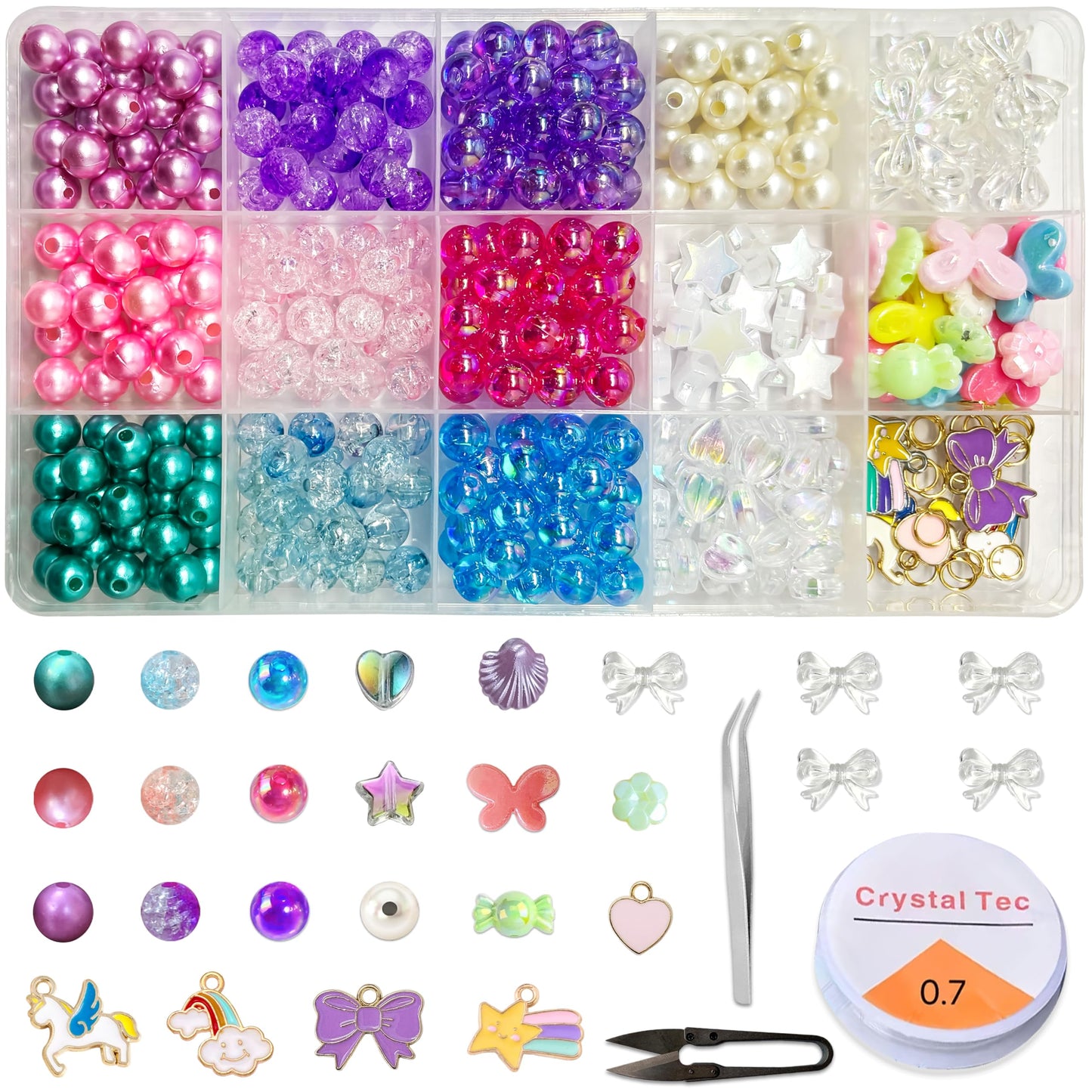 DIY Bracelet Making Kit for Girls, Jewelry Making Set multicolour 02 product image