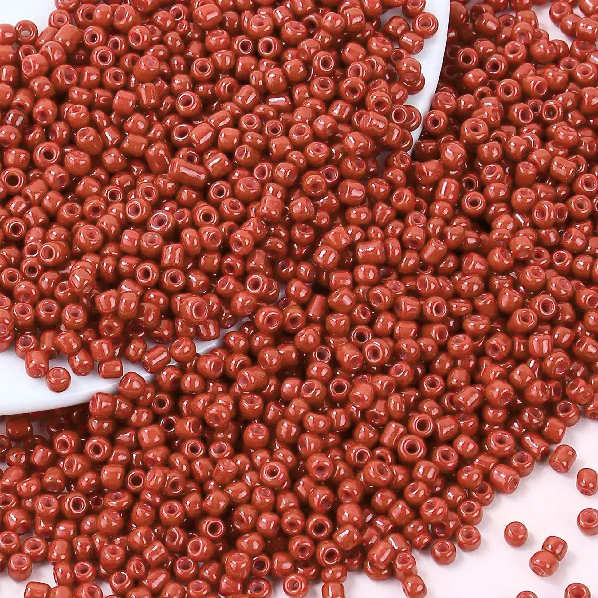 Light brown 3mm and 3 mm beads keep bracelet making, necklace making and DIY jewellery projects visually clean while adding clean decorative look.