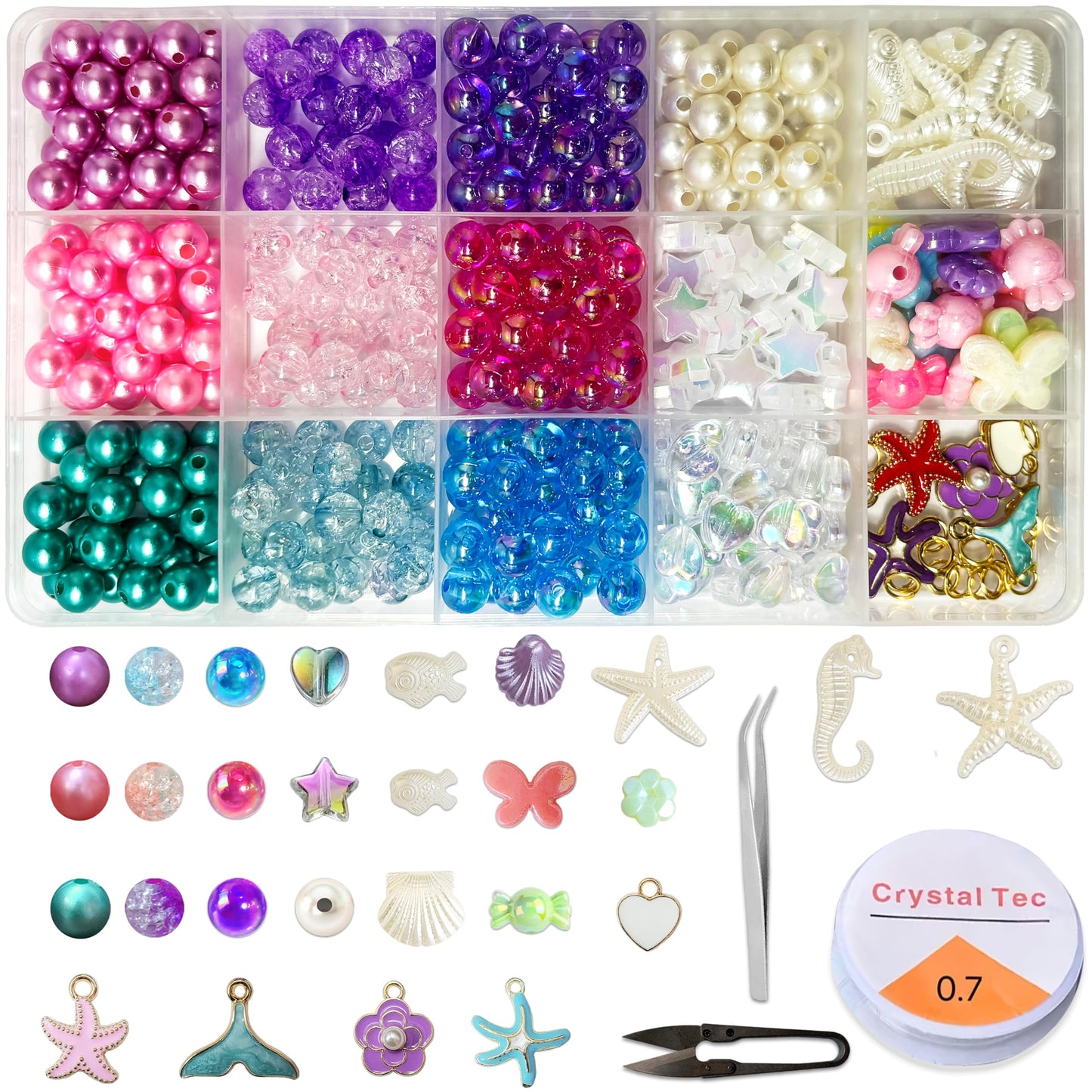 DIY Bracelet Making Kit for Girls, Jewelry Making Set Multicolour 01 product image