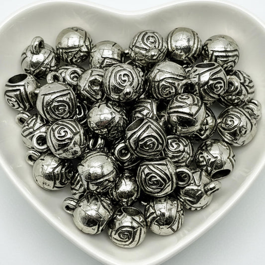 Oxidized Silver Jewellery Raw Material Set, Tibetan Spacer silver02 product image
