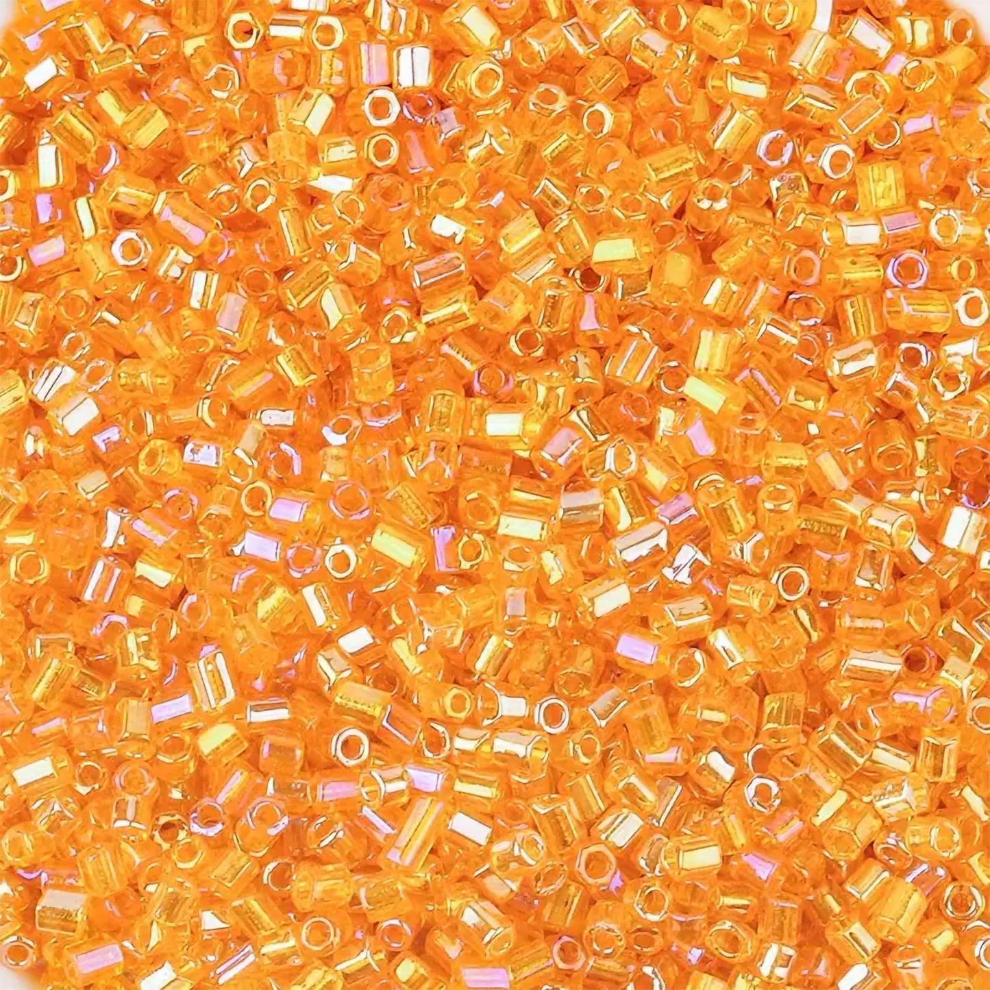 Light orange and rainbow 2.5mm small cut cylinder rainbow tubes 2.5mm colourful works naturally in DIY craft projects, creative hobby work and decorative handmade designs and helps keep the design neat.
