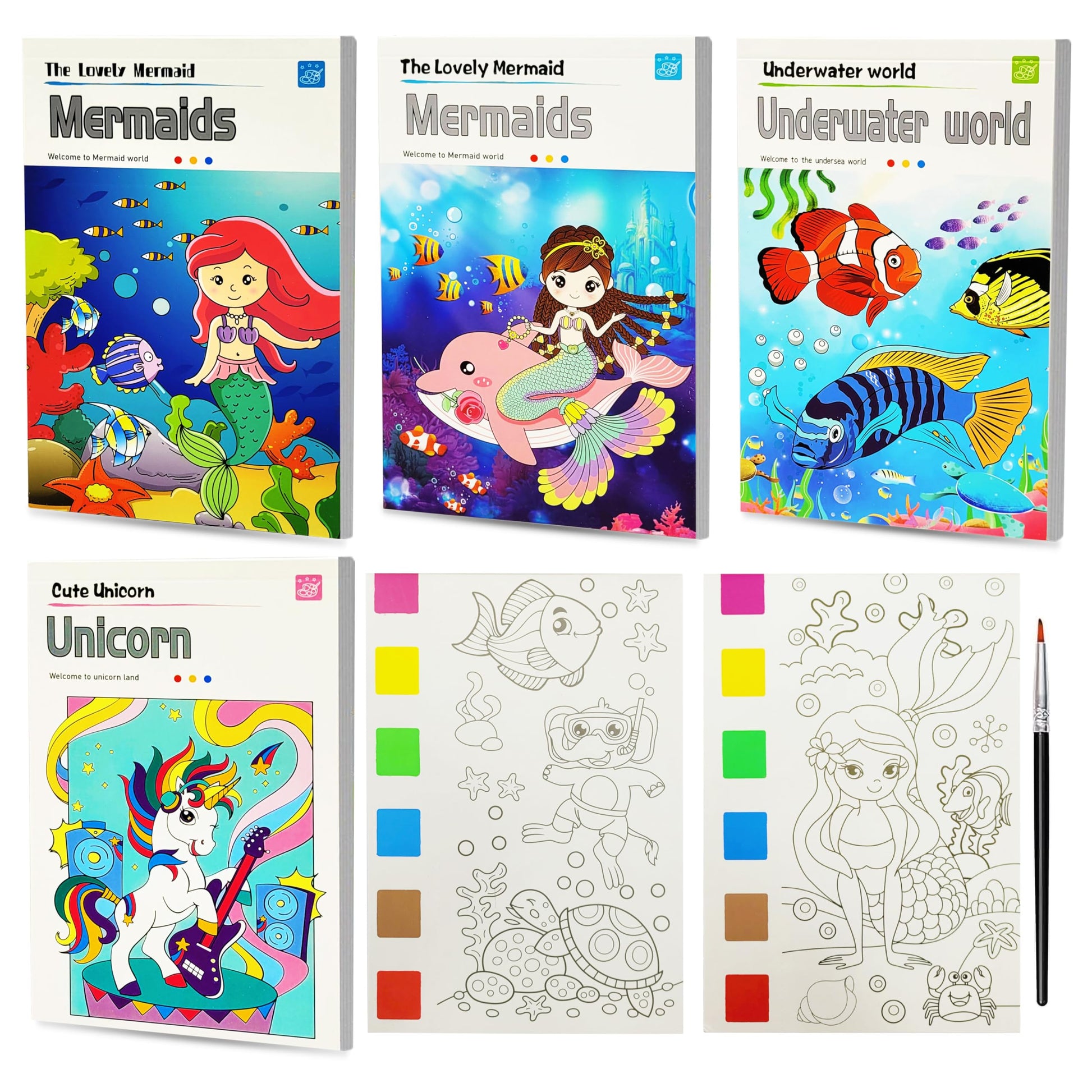 Multicolour and aqua 4 pcs art and craft kit works naturally in kids art activities, DIY craft projects and school projects and helps keep the design neat.