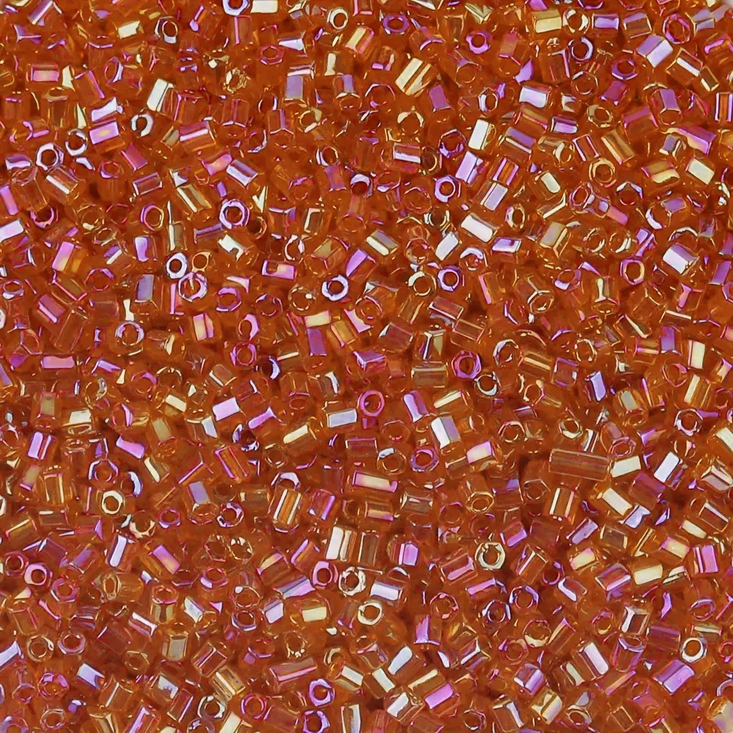 Clean comes through clearly in orange and rainbow 2.5mm small cut cylinder rainbow tubes 2.5mm colourful for DIY craft projects, creative hobby work and decorative handmade designs.