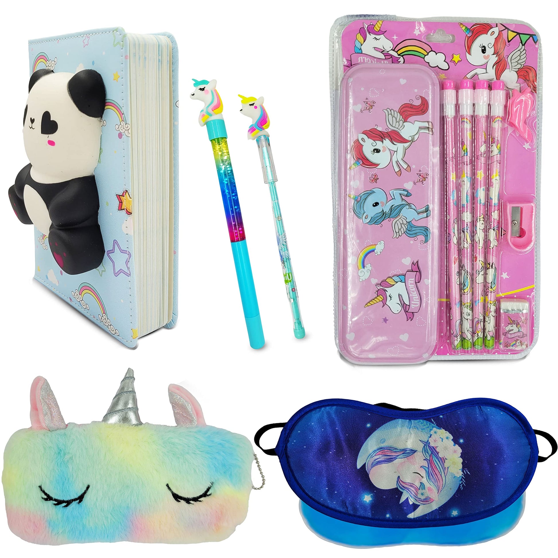 Add a vibrant making detail and a colourful activity base into DIY craft projects with unicorn unicorn and birthday art and craft kit.