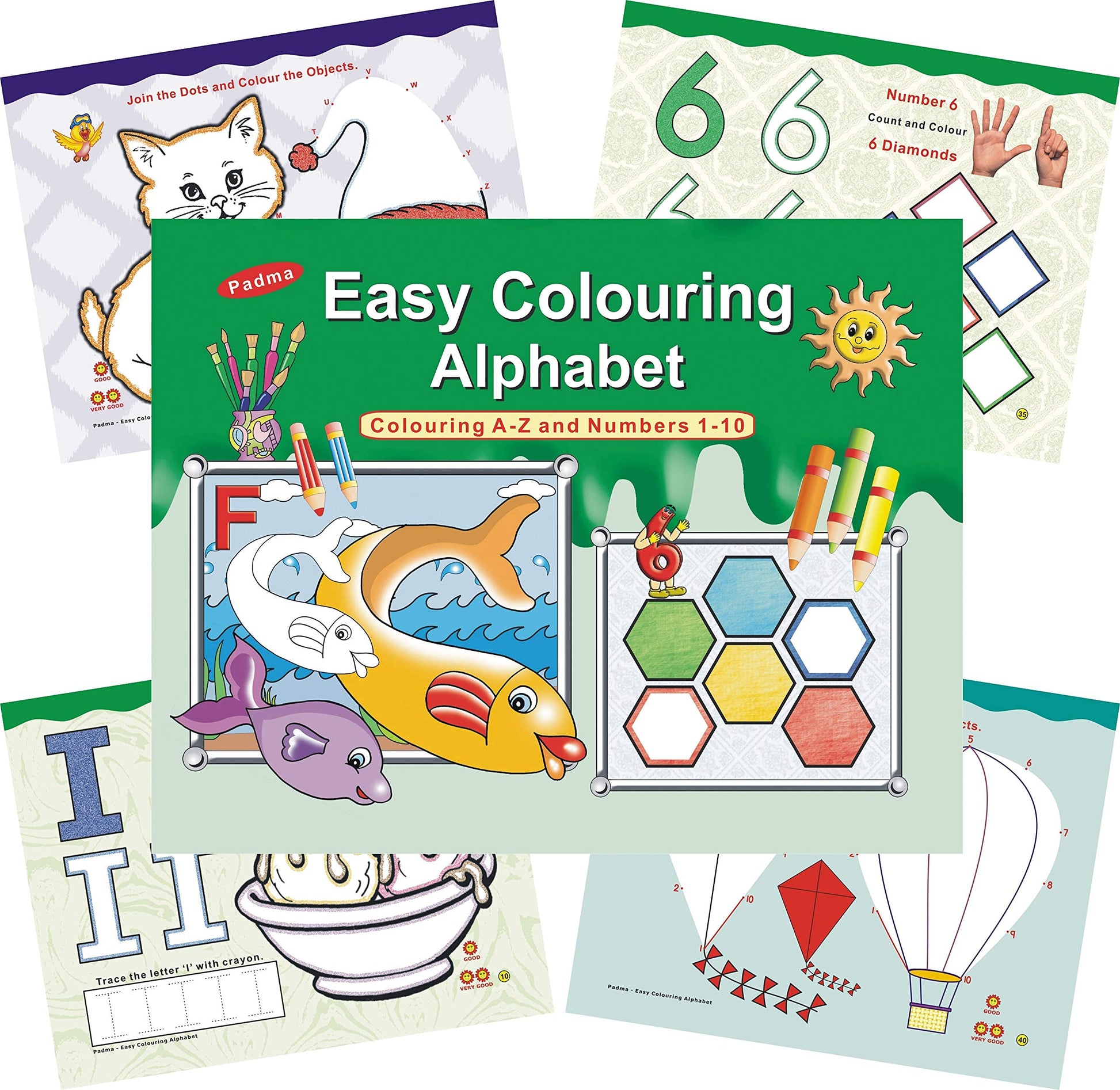 A neat decorative finish makes multicolour and pastel alphabet art and craft kit suitable for school projects, creative hobby sessions and decorative craft finishing.