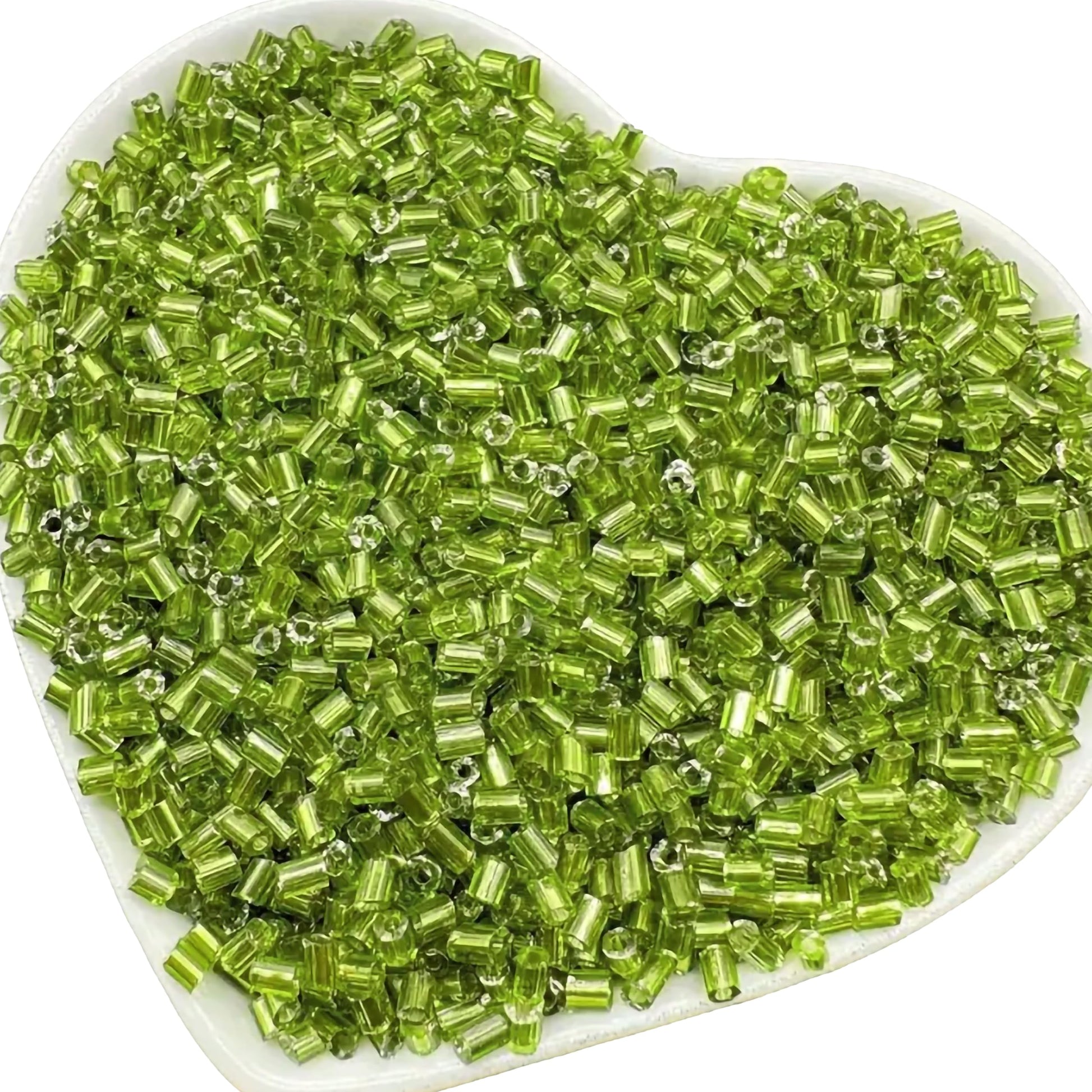 For neat results in DIY craft projects, creative hobby work and decorative handmade designs, light green and silver 2.5mm small cut cylinder silverline tubes 2.5mm shiny is a useful detail.