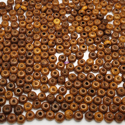 Brown 3x4mm 3x4mm beads support bracelet making, necklace making and DIY jewellery projects with a clean decorative finish.