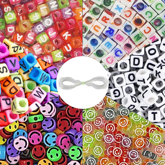 Multicolour cube and 6mm beads keep bracelet making, necklace making and DIY jewellery projects visually clean while adding clean decorative look.