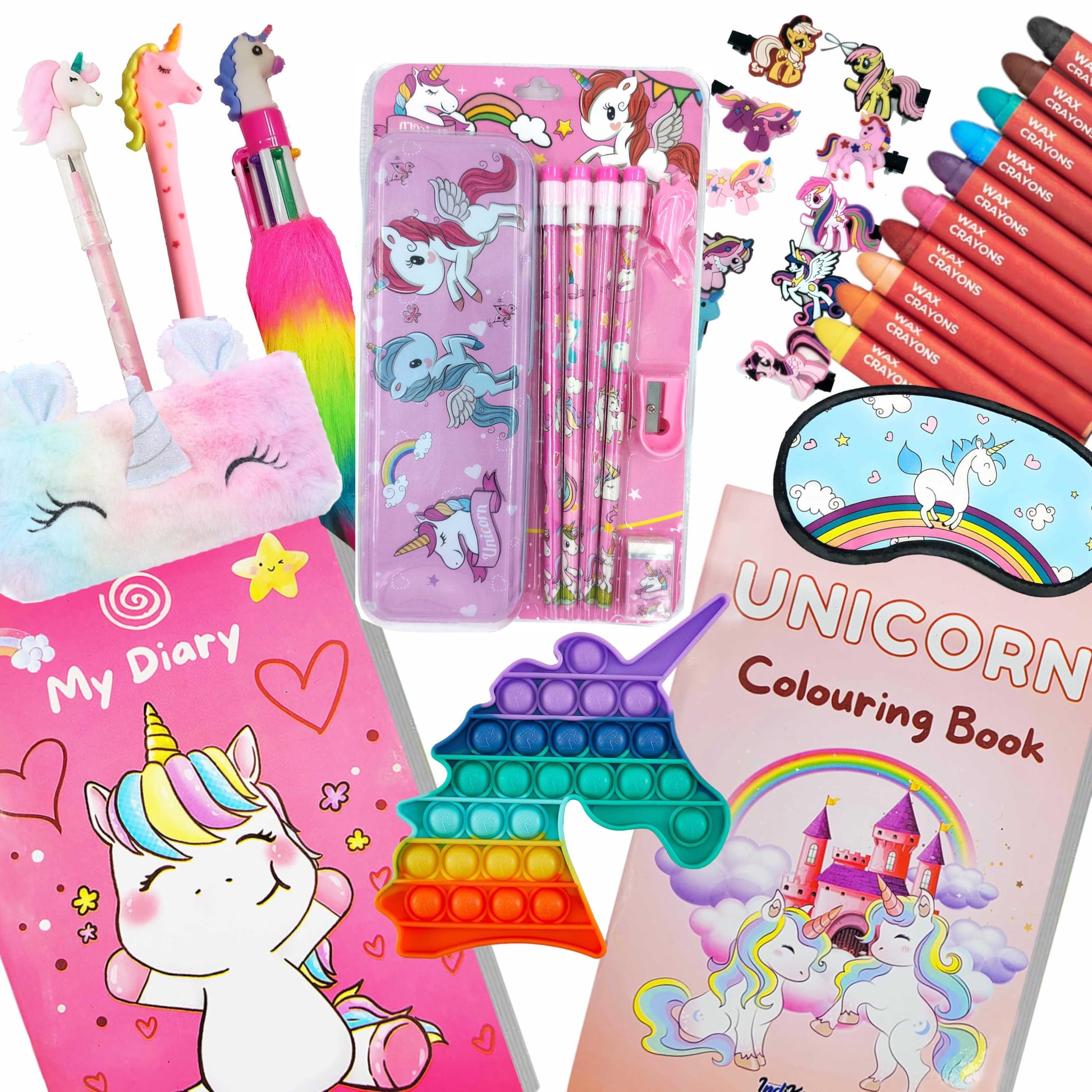 A balanced detail for DIY craft projects, unicorn unicorn and birthday art and craft kit offers a detailed colour mix and a colourful activity base.