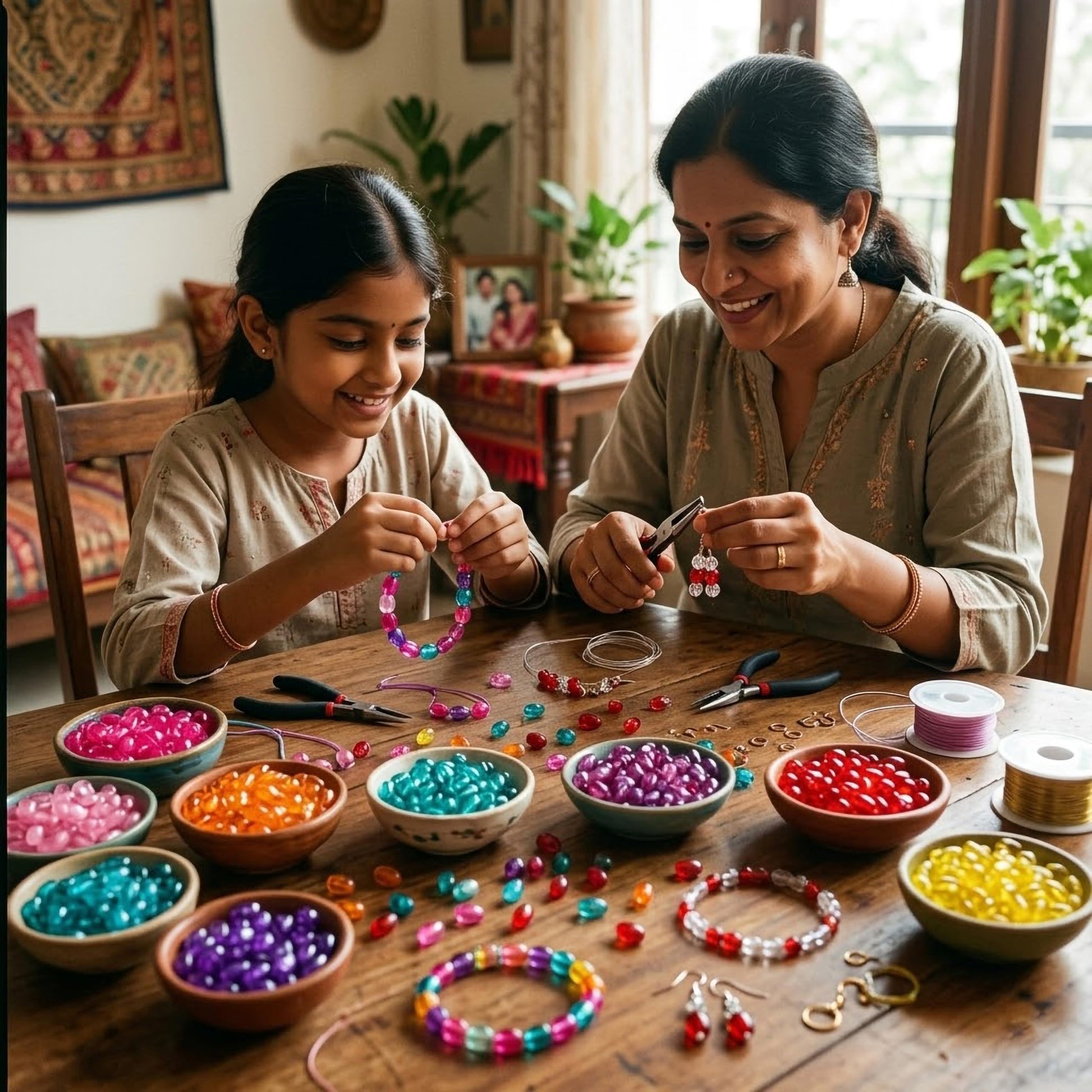 Create delicate hanging details for charms and anklets using 10x6mm drop-shaped glass beads.