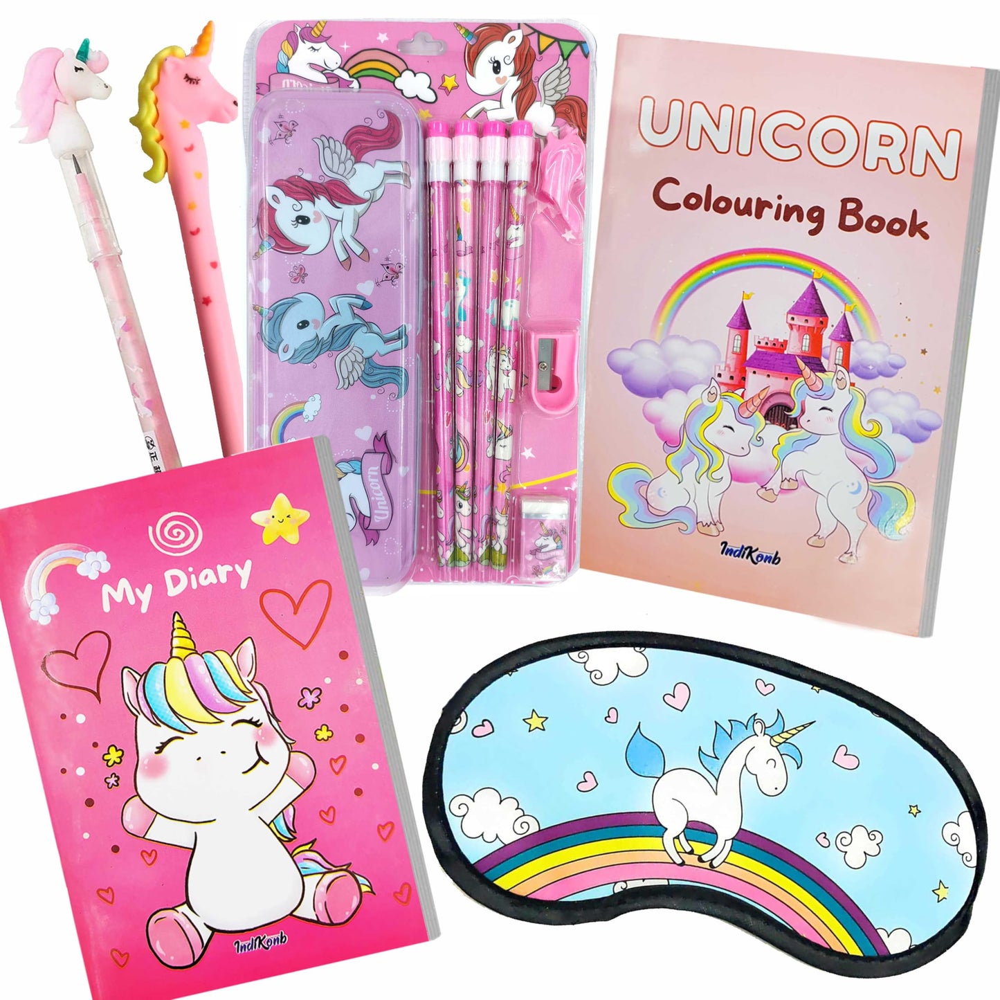 Unicorn unicorn and christmas art and craft kit helps create clean decorative look with unicorn detail in kids art activities, DIY craft projects and school projects.
