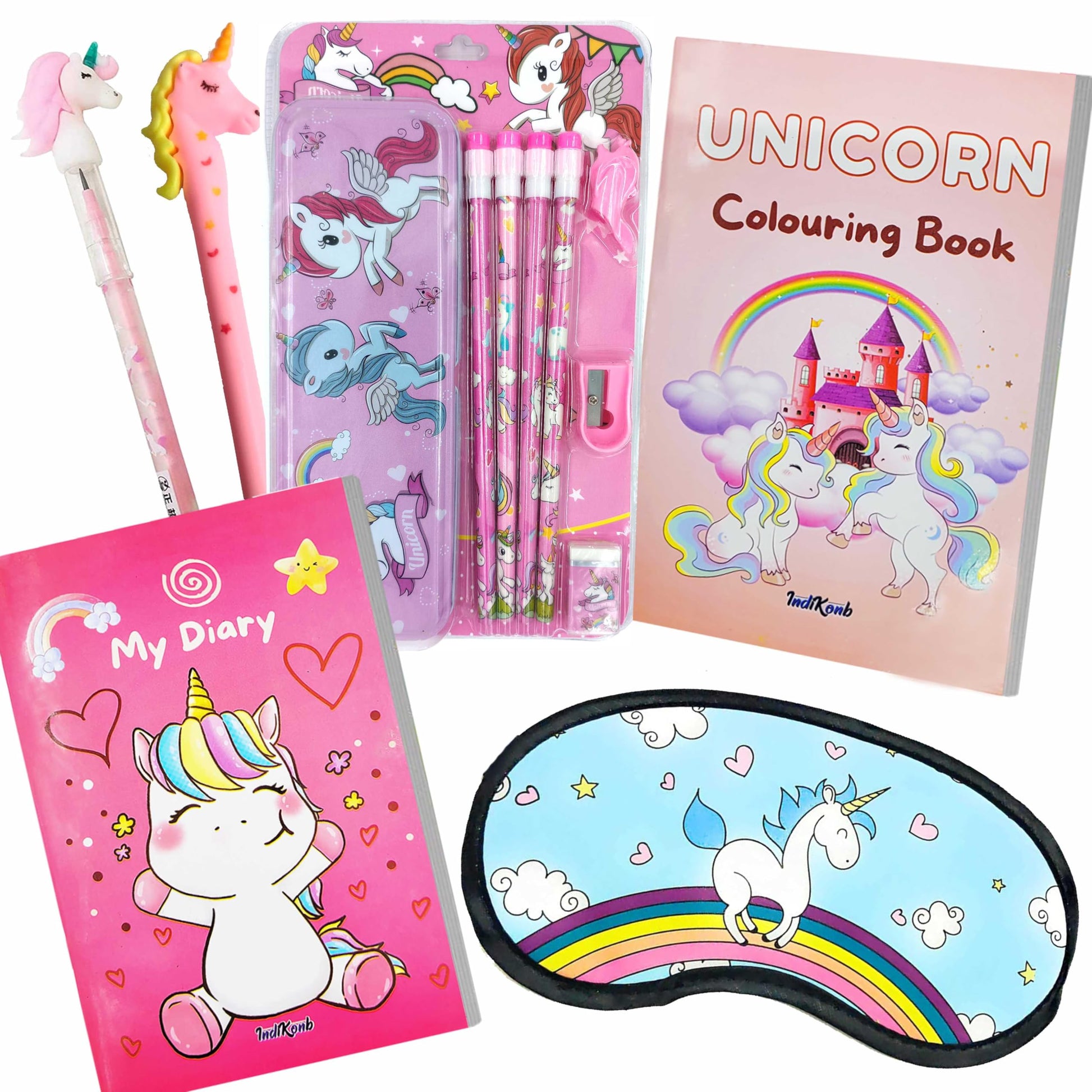 Unicorn unicorn and christmas art and craft kit helps create clean decorative look with unicorn detail in kids art activities, DIY craft projects and school projects.