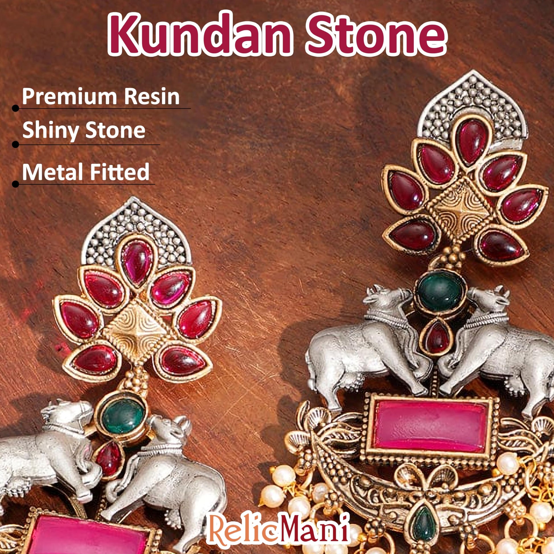 Multicolor Kundan Stones Kit for Embroidery & Jewelry Making Blue, Green, Red image 4