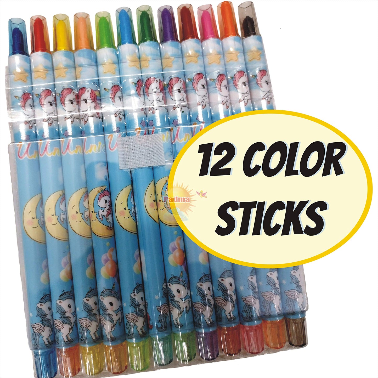 Multicolour art and craft kit fits into DIY craft projects and school projects without making the design feel heavy.
