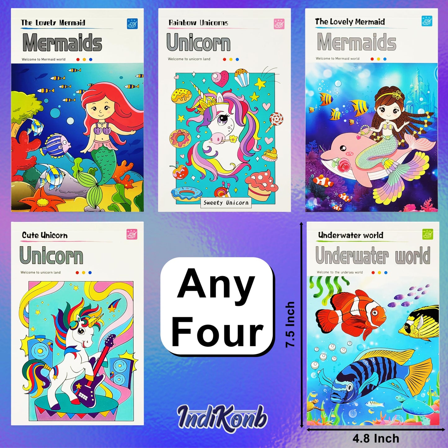 The colourful activity base to handmade projects of multicolour and aqua 4 pcs art and craft kit supports DIY craft projects and school projects.