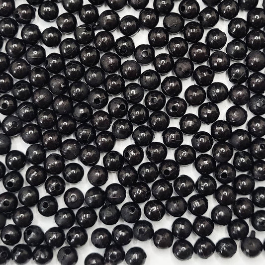 When bracelet making, necklace making and DIY jewellery projects needs a clean decorative look with black detail, black and multicolour 8mm beads work well.