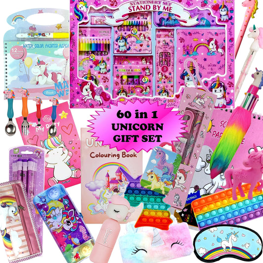 Multicolour 60 pcs art and craft kit makes kids art activities, DIY craft projects and school projects look more complete.