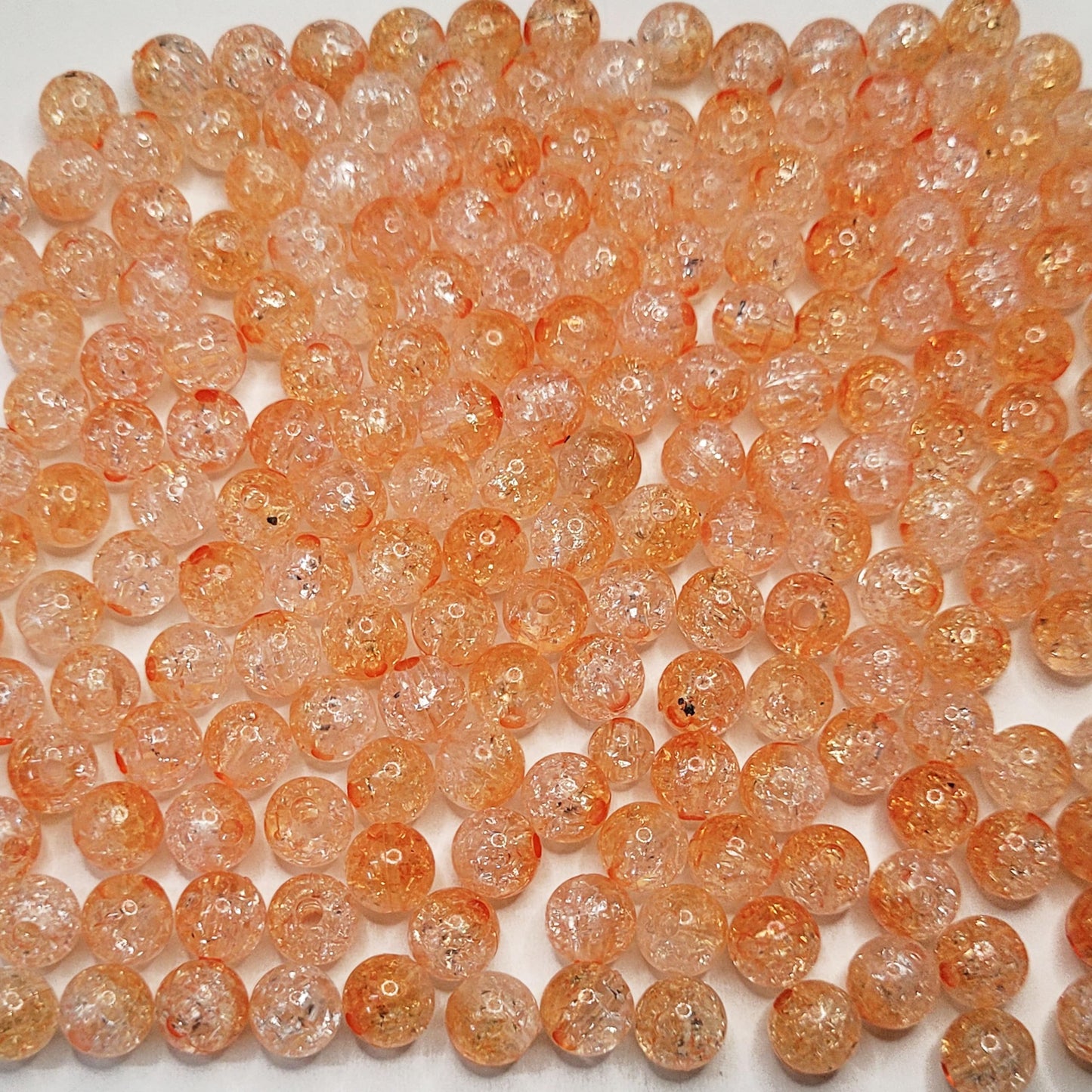Skin 8mm Crackle Dual Shade Craft Supplies for Bracelet and. Main product image showing the bracelet design and overall finish.