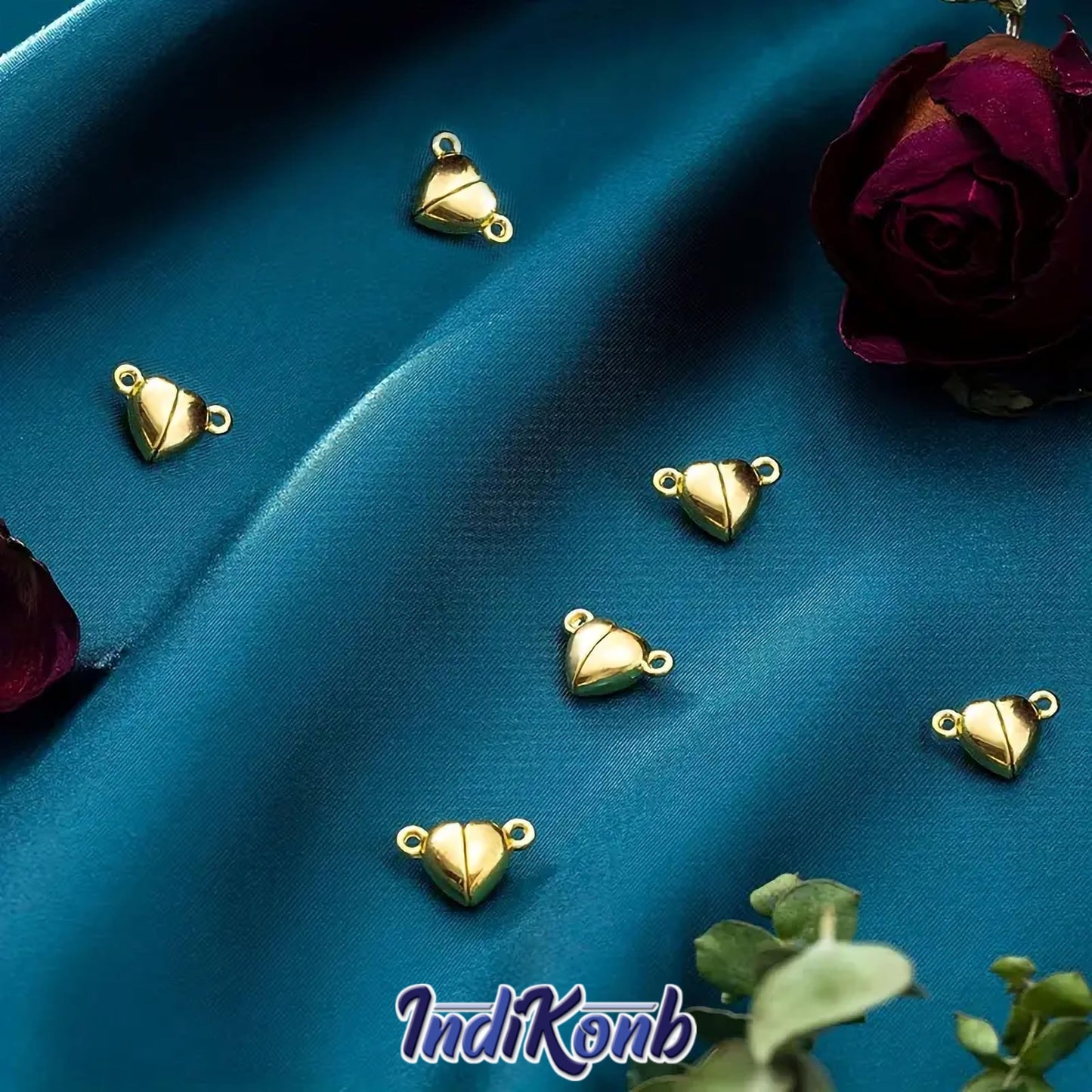 Gold 16 pcs beads make DIY jewellery projects, beading craft and decorative craft finishing look more complete.
