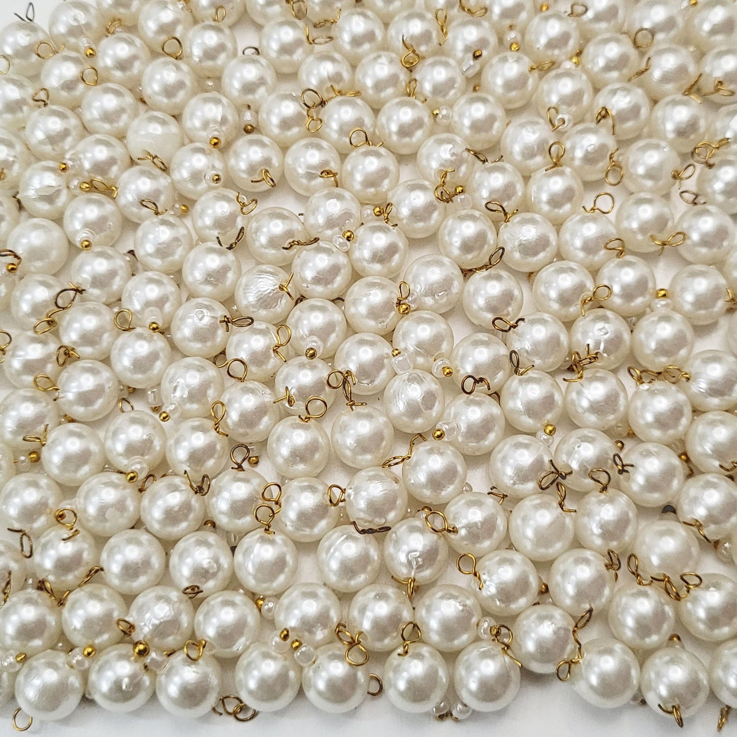 Light silver and multicolour 8mm beads are a clean finishing element for bracelet making, necklace making and DIY jewellery projects.