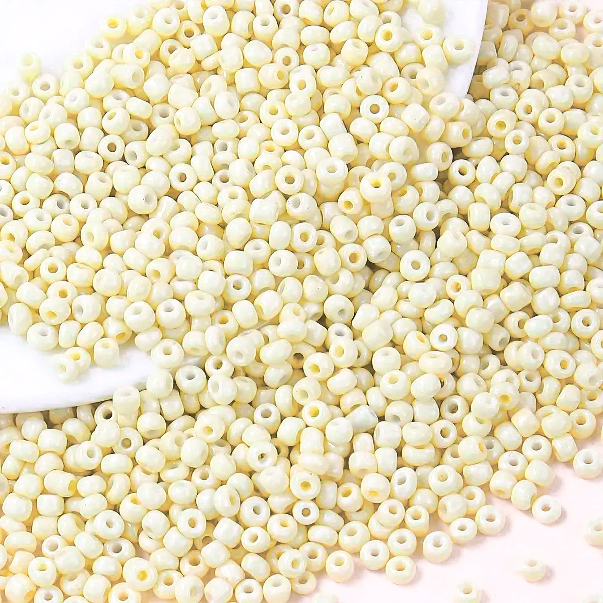 In bracelet making, necklace making and DIY jewellery projects, off white 2mm and 02mm beads add depth and neat finishing.