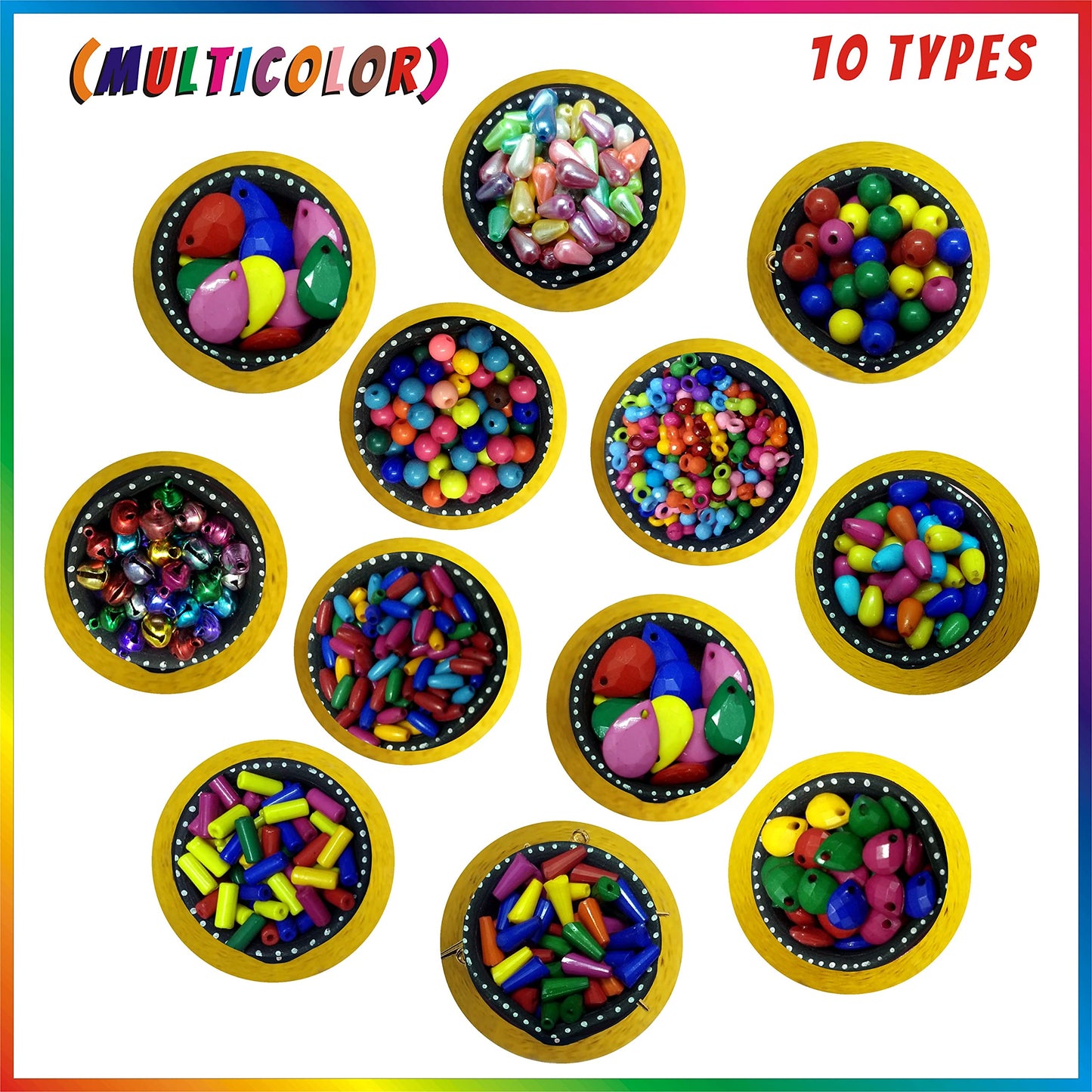 For polished results in bracelet making and craft classes, multicolour beads and metal jewellery making kit help complete the design.