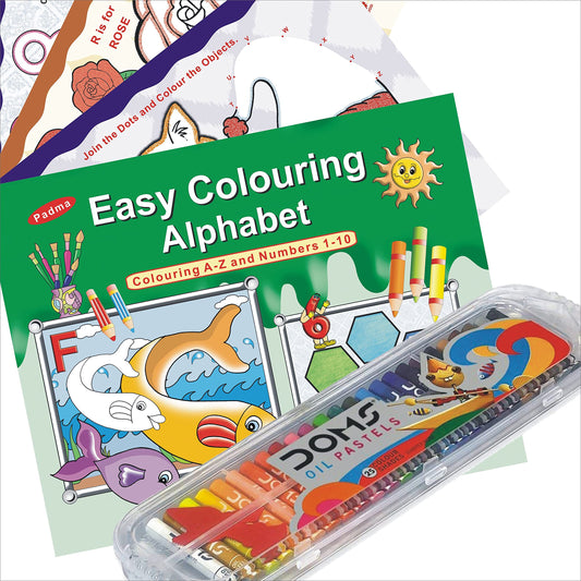 For neat results in kids art activities, DIY craft projects and school projects, multicolour and pastel alphabet art and craft kit is a useful detail.