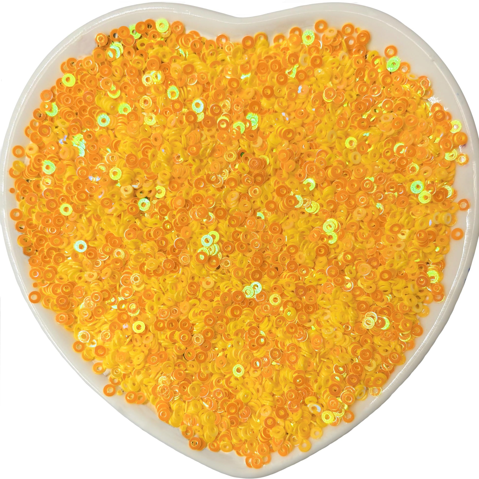 Embroidery Sequins, 2mm Flat Round Sitara, Shimmering Chumki MANGO product image