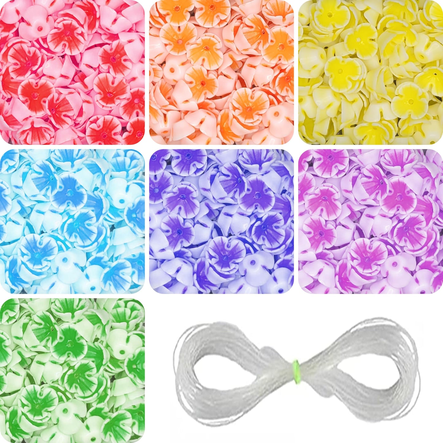 Use multicolour 8mm beads for bracelet making, necklace making and DIY jewellery projects when the design needs a clean decorative look with multicolour detail.