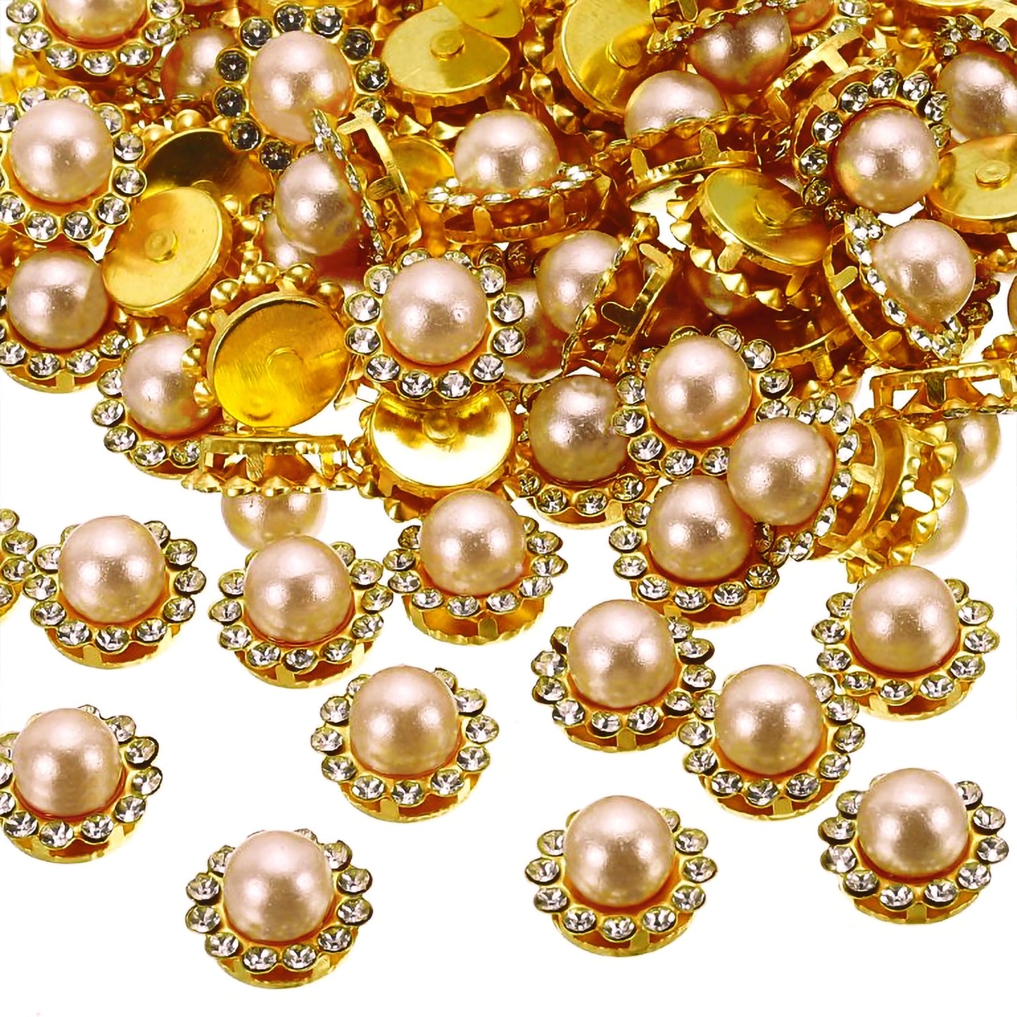 Use gold 10mm buttons for sewing, garment repair and fabric craft when the design needs a practical look.