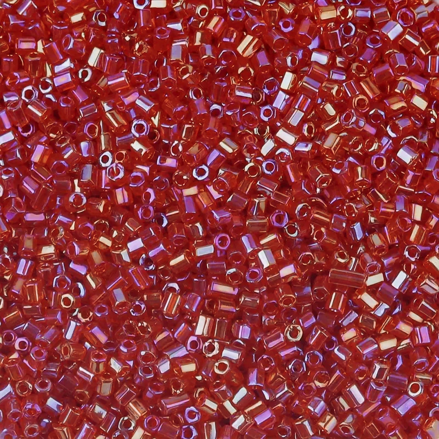 Maroon and rainbow 2.5mm small cut cylinder rainbow tubes 2.5mm colourful brings a polished accent to DIY craft projects, creative hobby work and decorative handmade designs.
